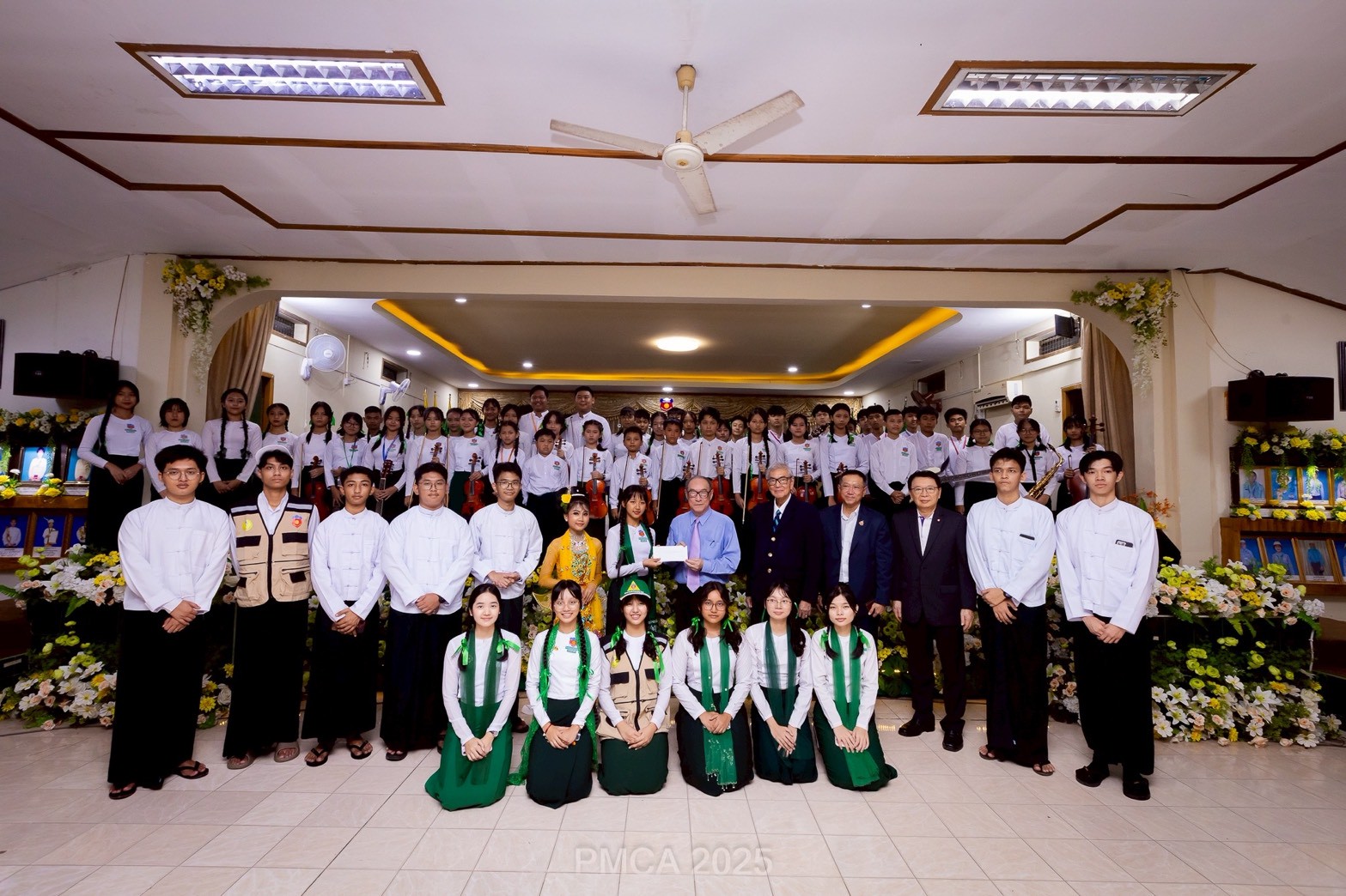 คณะกรรมการมูลนิธิฯ เยี่ยมครูรางวัลสมเด็จเจ้าฟ้ามหาจักรี ประเทศเมียนมา ปี 2568